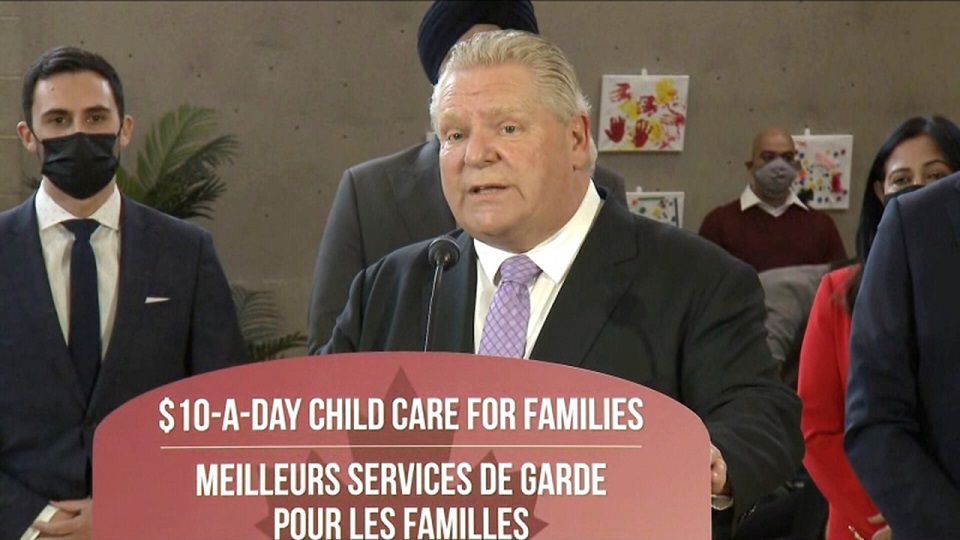 Ontario Inks Federal Child care Deal Retroactive Rebates To Begin In 